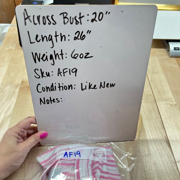 Rails Jamie Kokomo Stripe Linen Blend Short Sleeve Blouse Pink White Size Small - Picture 12 of 14